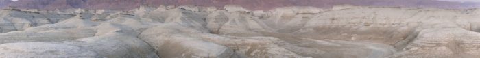 Masada with Purple Sky